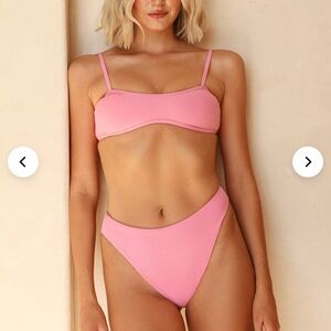 Dippin Daisys Pink Bikini Set